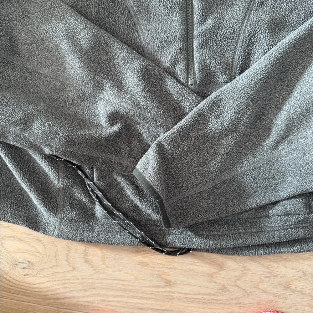 ALO Yoga Charcoal Quarter-Zip Fleece Pullover